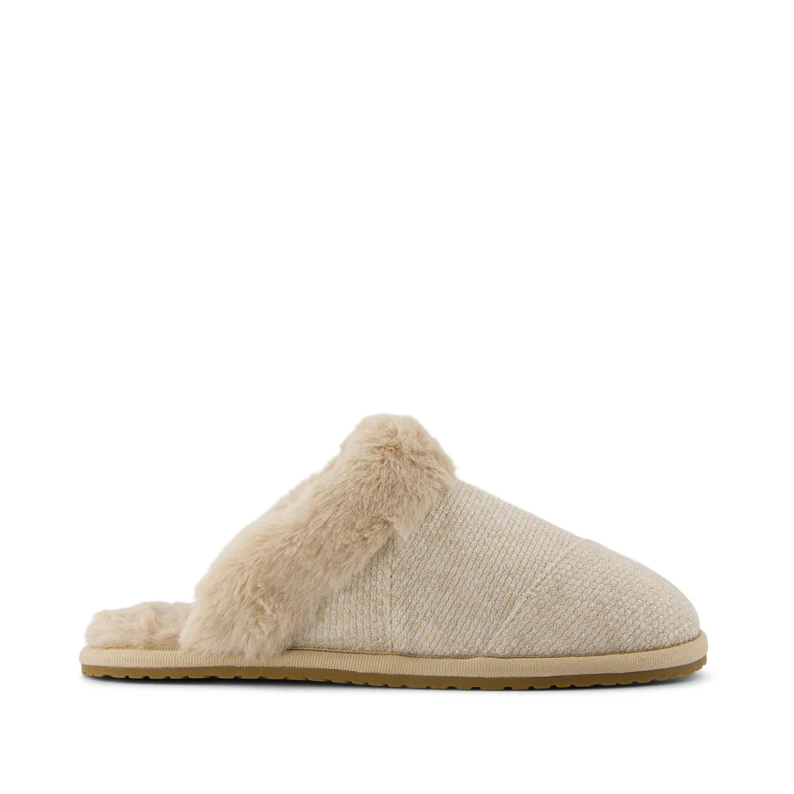 Valerie Slipper Oatmeal Sparkle Knit