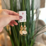 Mother of Pearl Statement Earrings