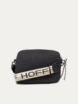 NYLON BRIDGE BLACK SHOULDER BAG