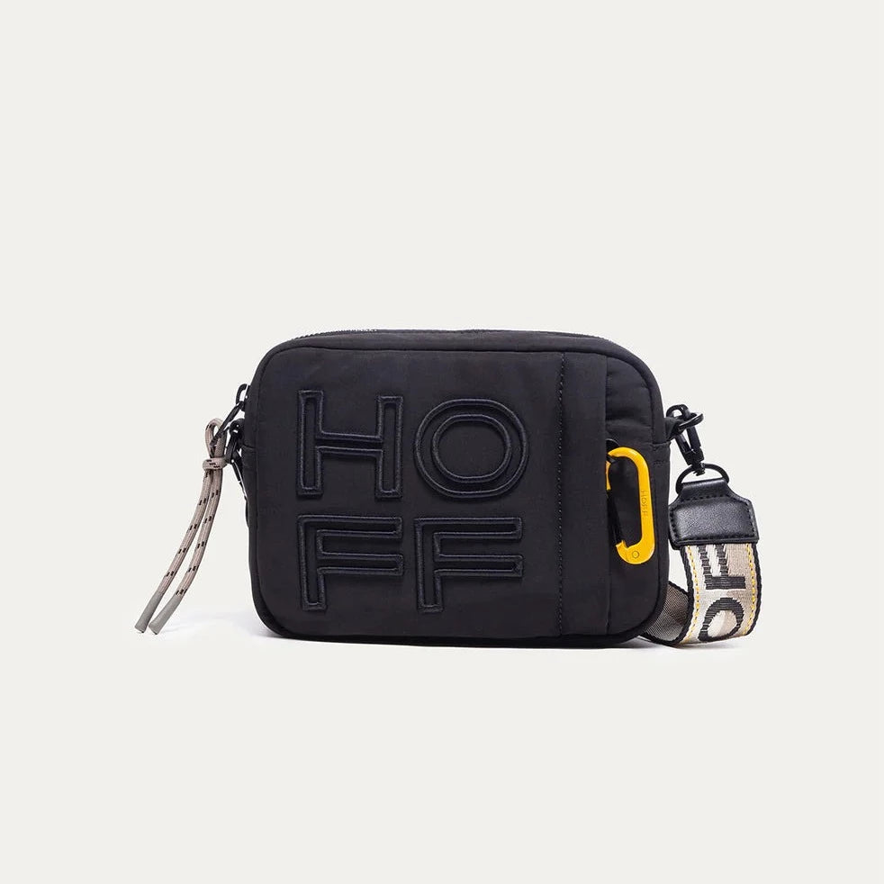 NYLON BRIDGE BLACK SHOULDER BAG