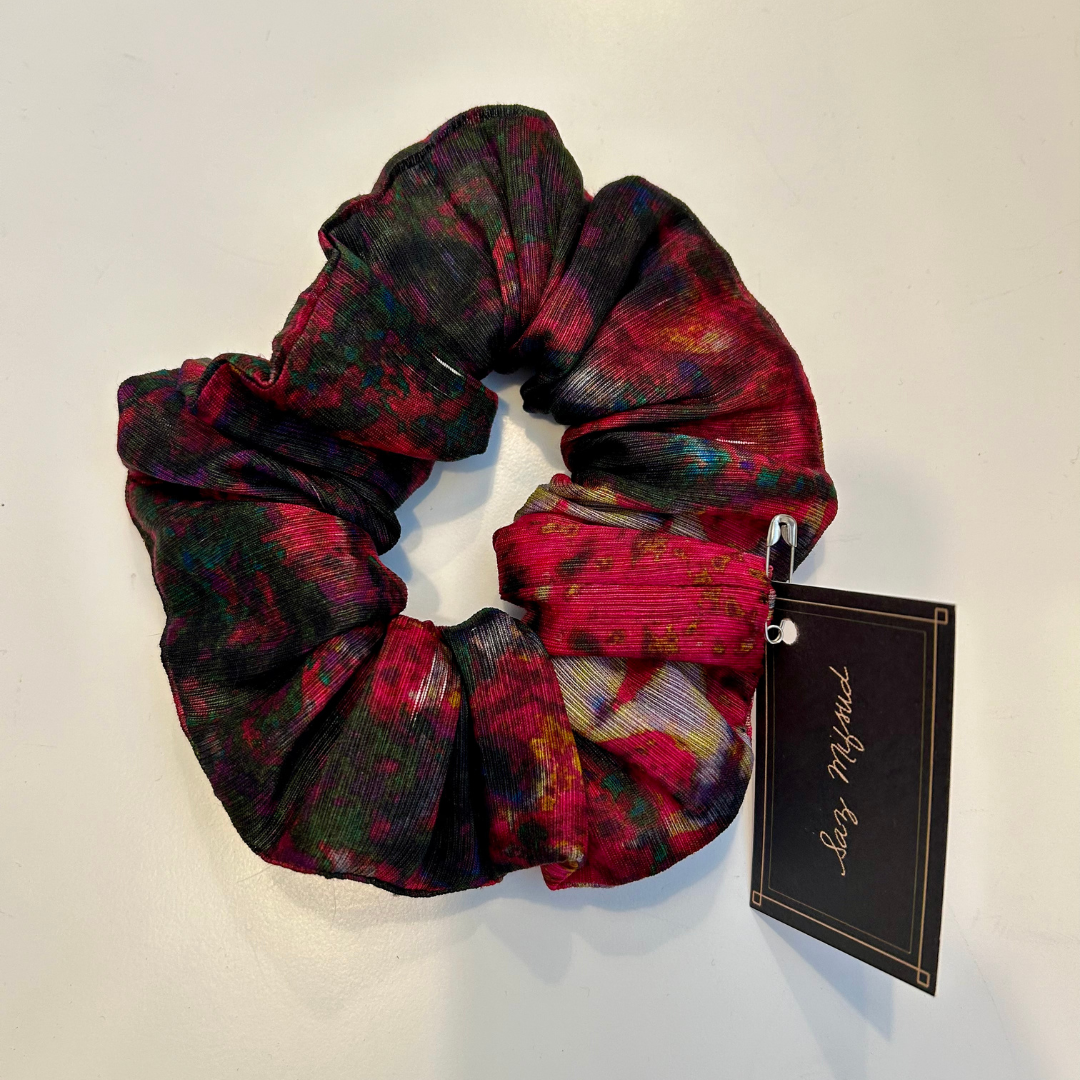 Ebru Silk Linen Hair Tie