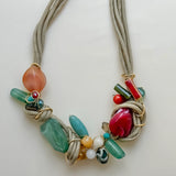 Colourful Statement Necklace