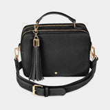 Black Hudson Top Vegan Leather Bag