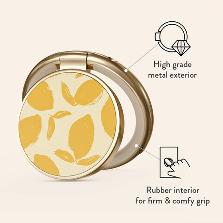 Burga Lemon Tart Ring Holder Gold