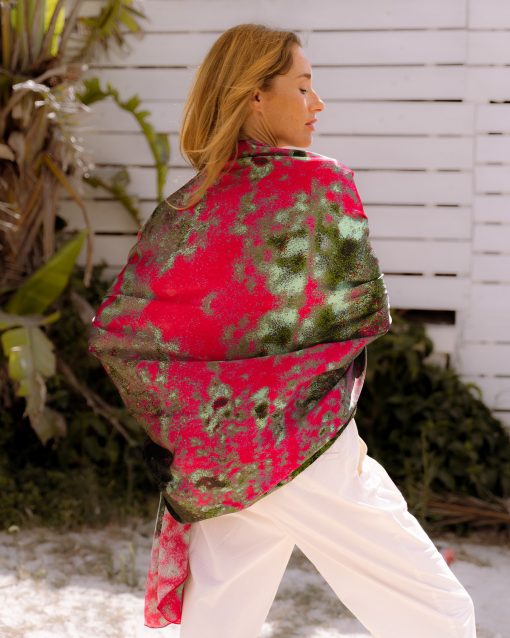 Jade Large Silk Shawl