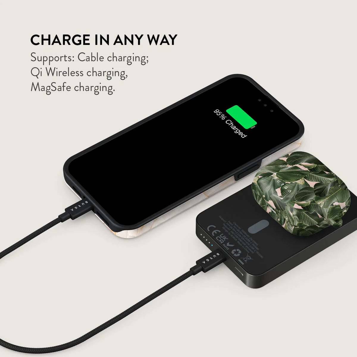 Burga So Lush Magnetic Power Bank