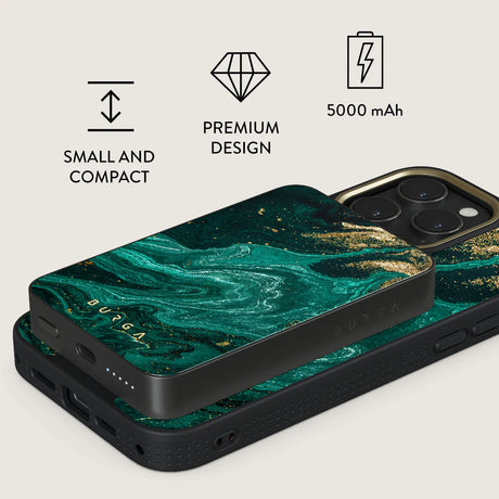 Burga Emerald Pool Magnetic Power Bank