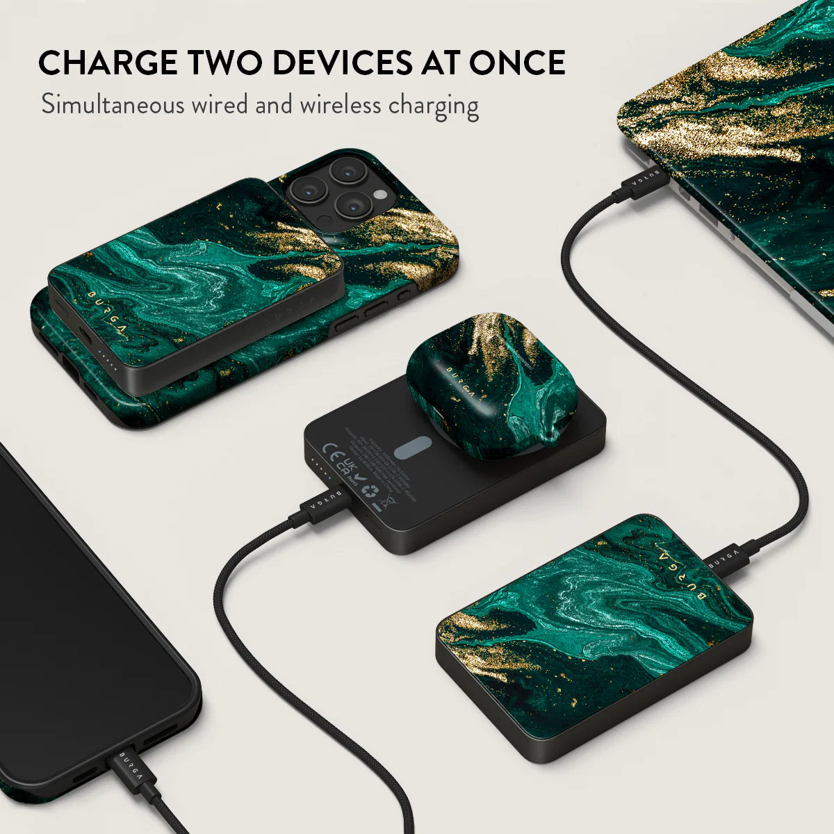 Burga Emerald Pool Magnetic Power Bank