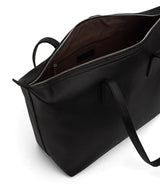 ABBI VEGAN TOTE BAG - PURITY Black