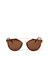 Aldie-2 round recycled sunglasses Brown