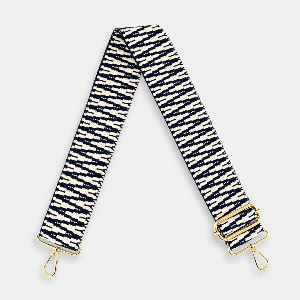 Luxe Arden Navy Stripe Bag Strap