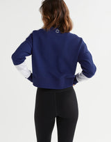 Alyna Sweat Top - Blue Depths & Signature Bright White