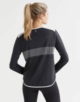 Bella Long Sleeve Top - Black