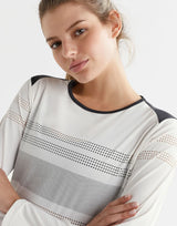 Bella Long Sleeve Top - White