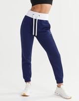 Erica Trackpant Blue Depths & Signature Bright White