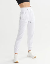 Erica Trackpant - Misty Grey Marle & Bright White