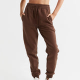 Millie Track Pants in Peppercorn