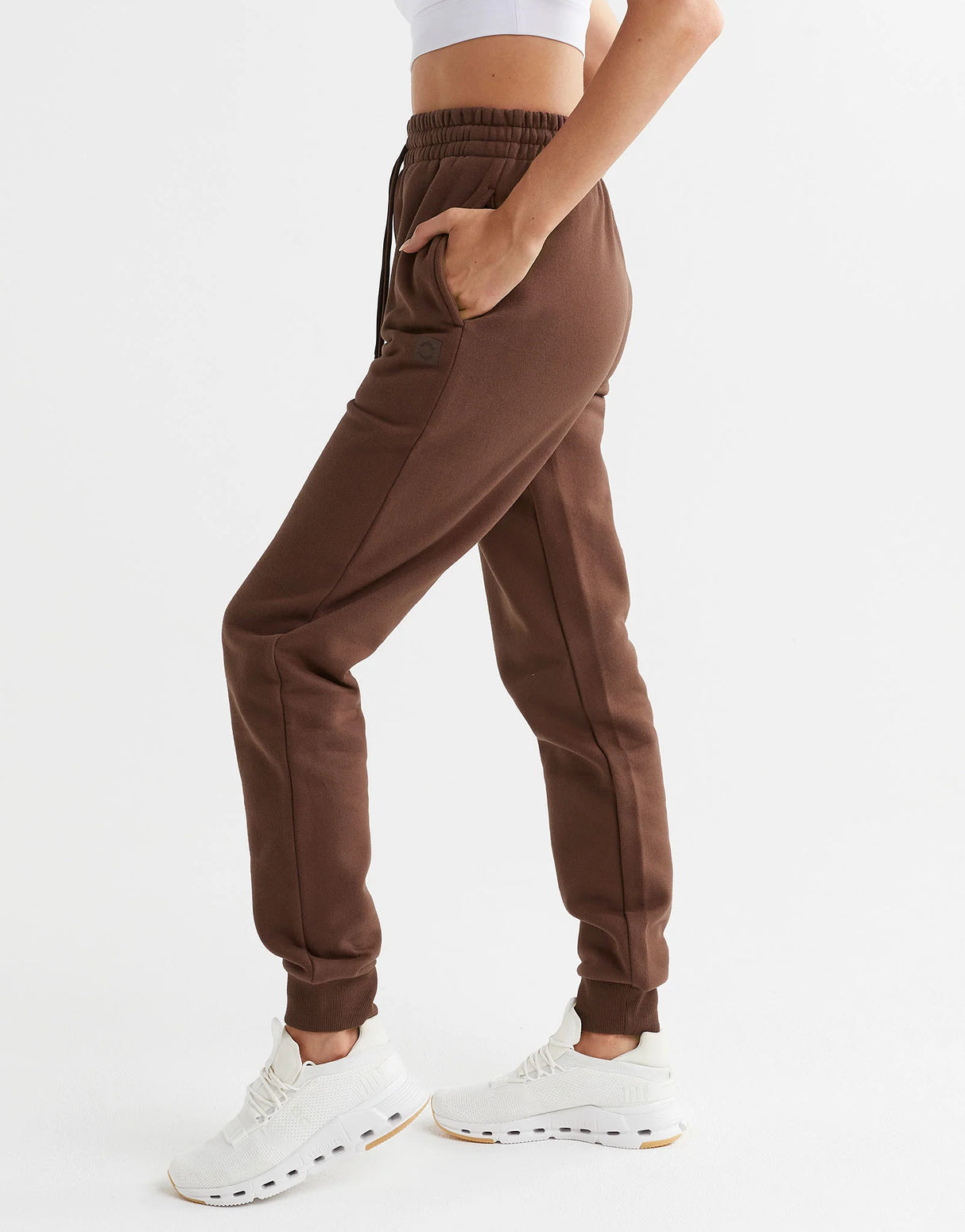 Millie Track Pants in Peppercorn