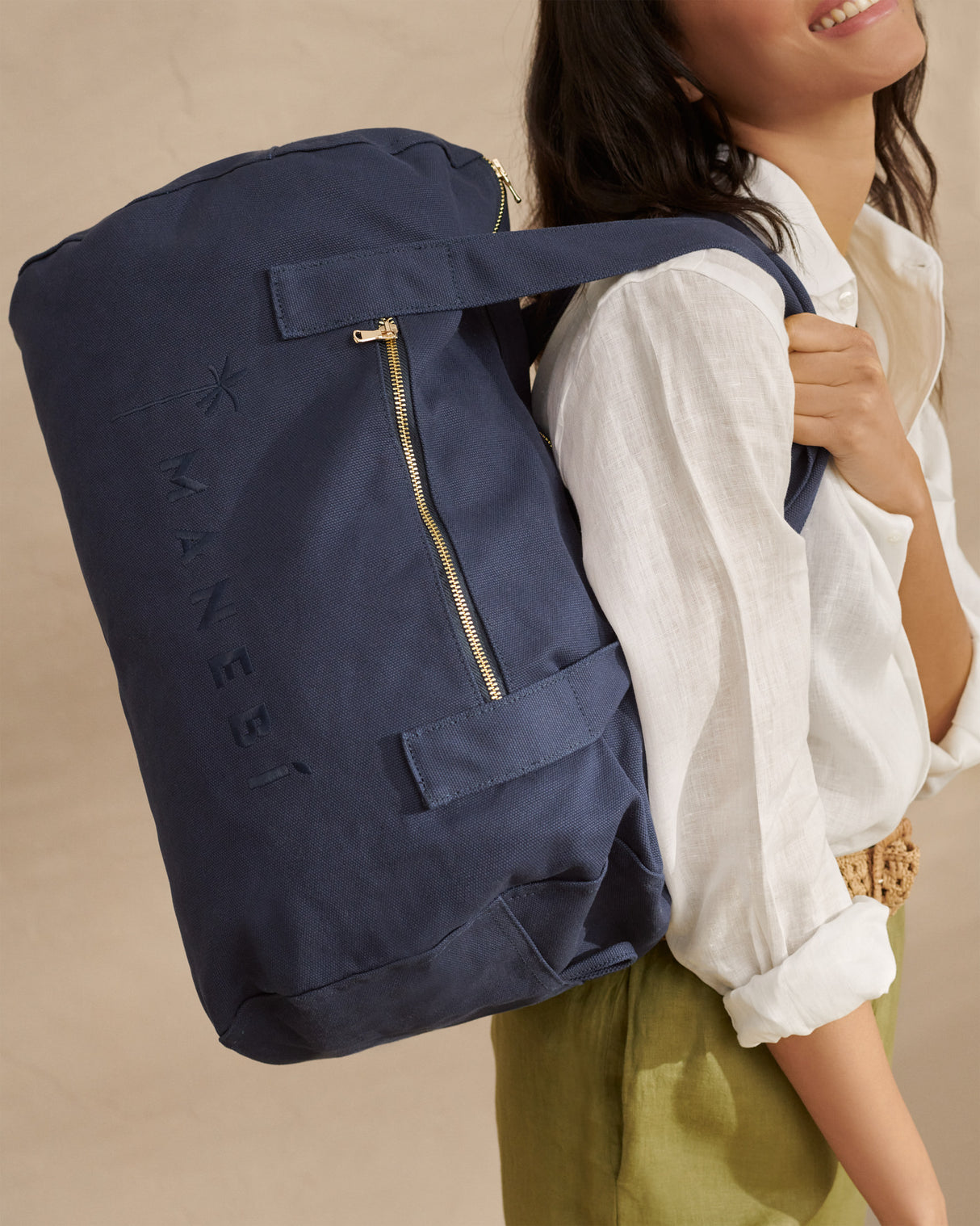 Canvas La havana weekend bag Patriot Blue