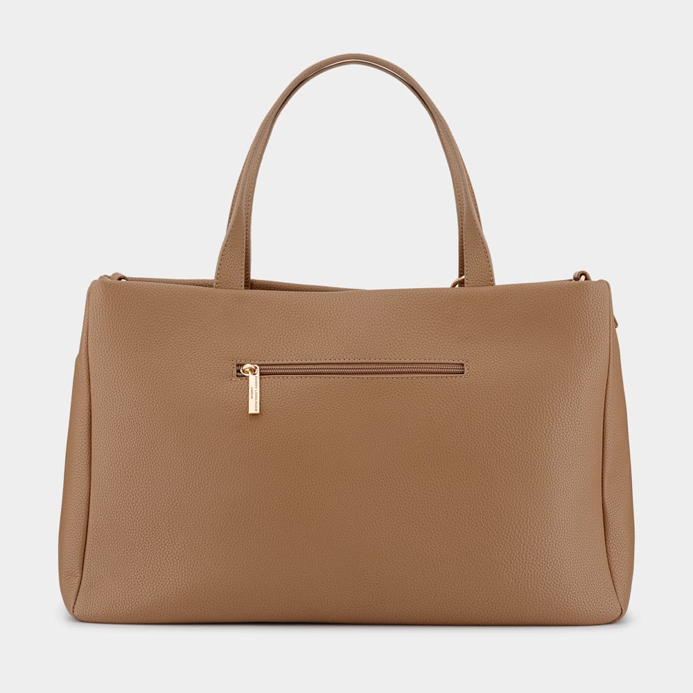 Mocha Large Stella Tote Bag