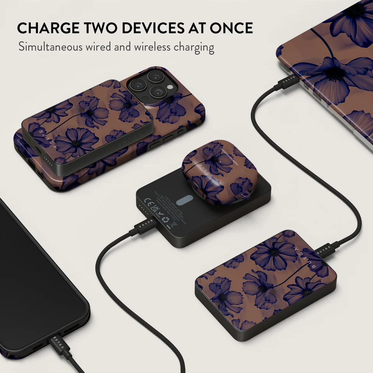 Burga Velvet Night Magnetic Power Bank