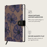 Burga Velvet Night Lined Notebook