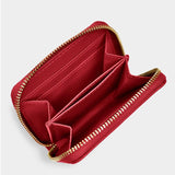 Red Carson Vegan Leather Purse