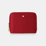 Red Carson Vegan Leather Purse