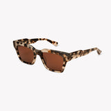 Burga No Flashes Blush Tortoise/Coffee Brown Sunglasses