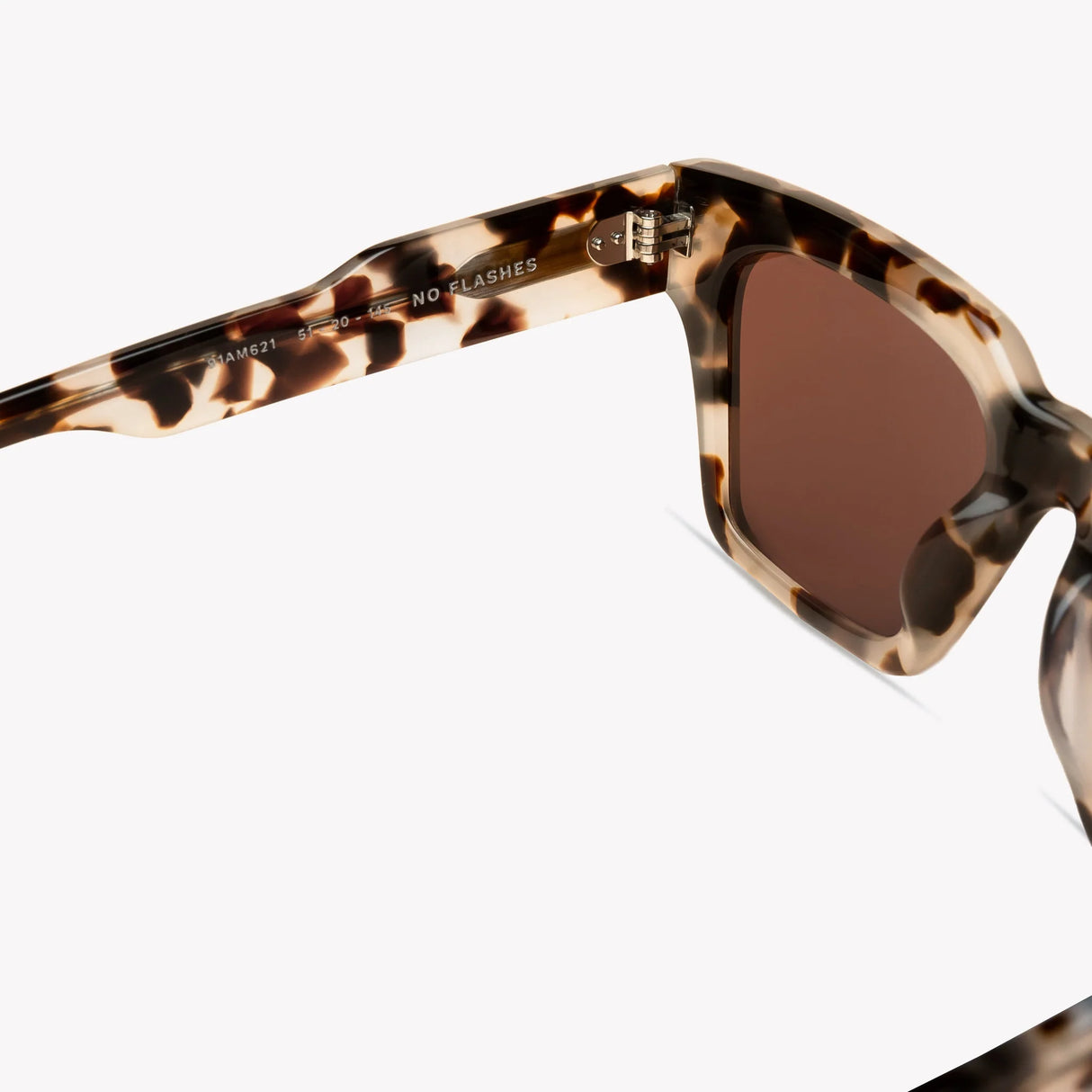 Burga No Flashes Blush Tortoise/Coffee Brown Sunglasses