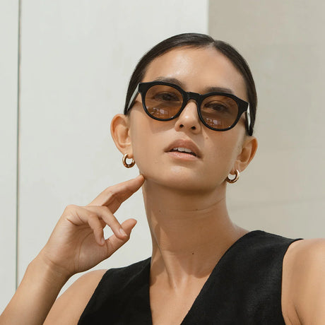 Burga 1995 Black/Amber Brown Sunglasses