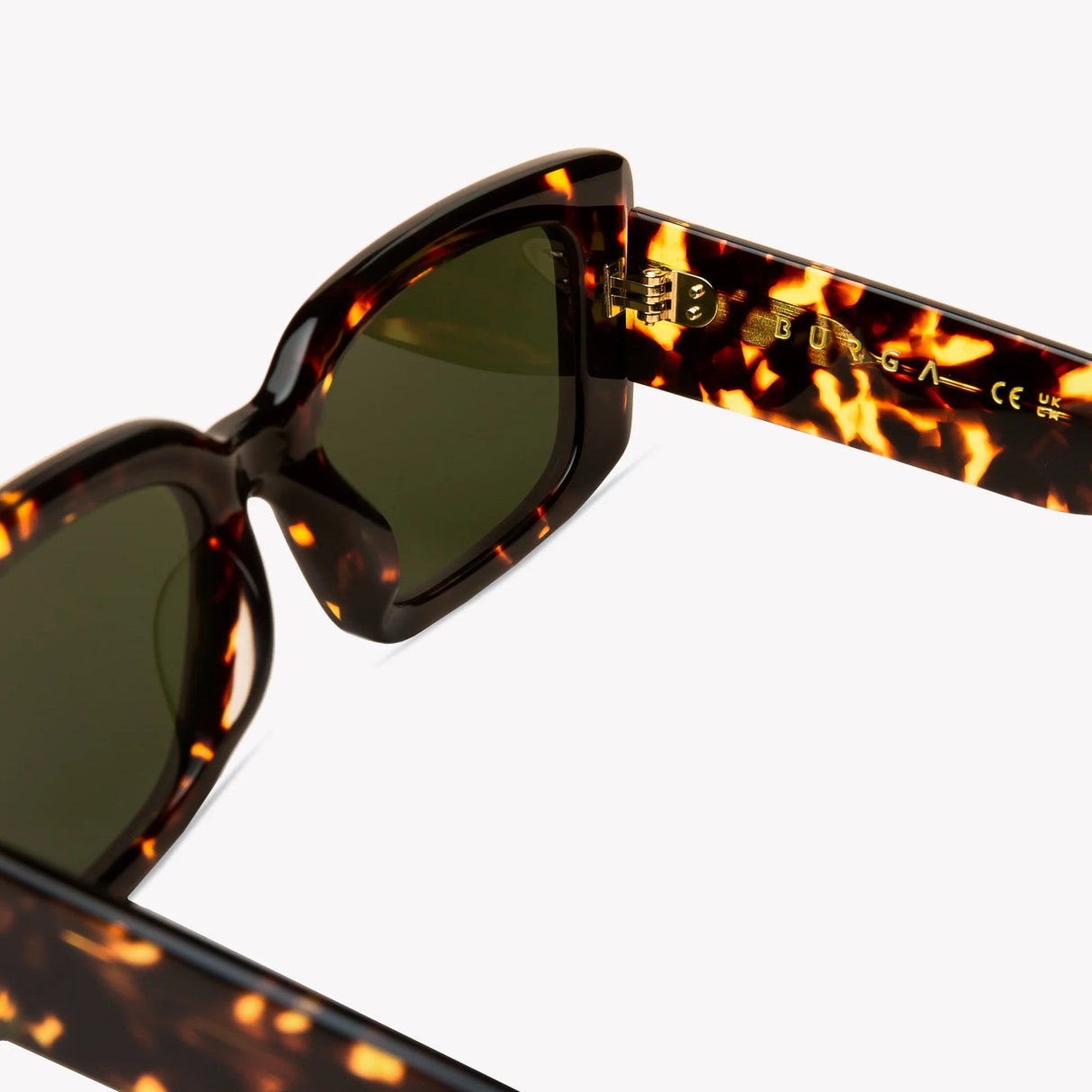 Burga Maddy Maple Tortoise/Olive Sunglasses