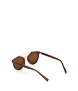 Aldie-2 round recycled sunglasses Brown