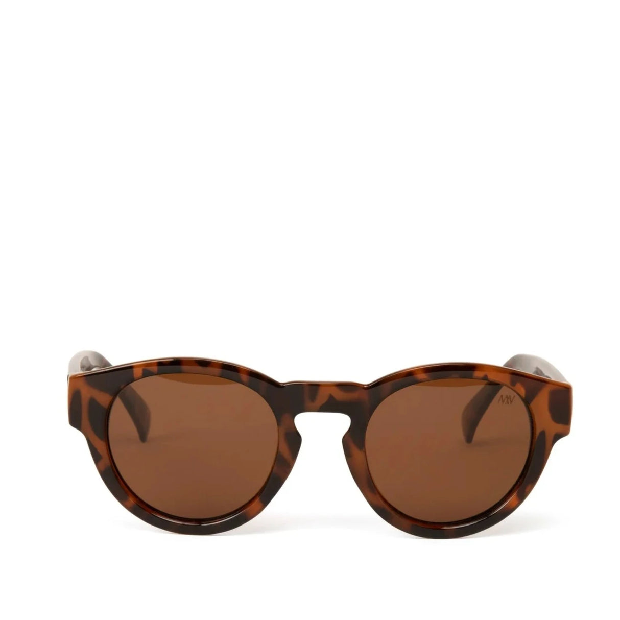 YAN-2 round recycled sunglasses Beige