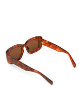 Ema-2 round recycled square sunglasses Chili