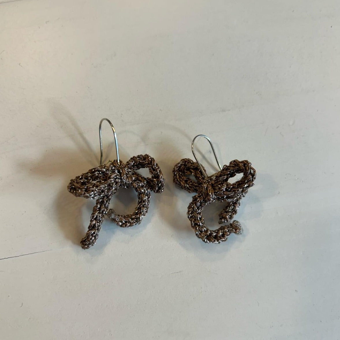 Bows Bronze Earrings