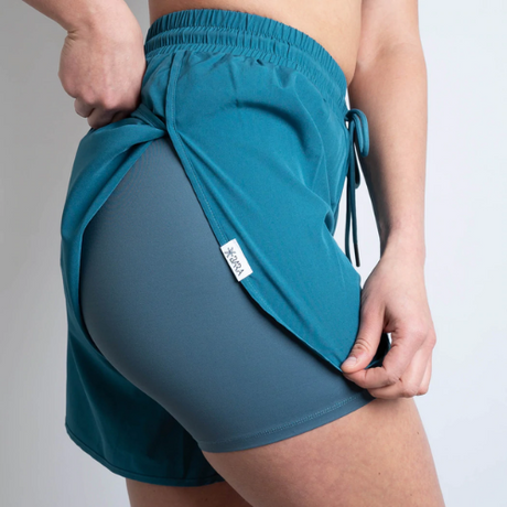 Teal Athletic Shorts 2.0