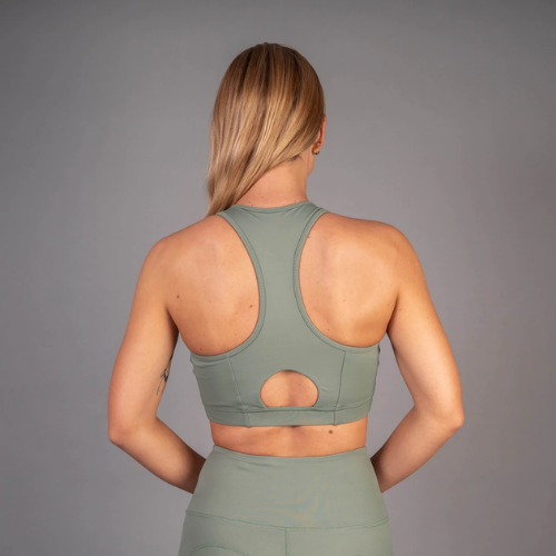 Khaki Empower Sports Bra