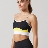 Karvina-2X Black/Citrus Sport Bra