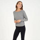 Amando Sweat Top - Silver Melange