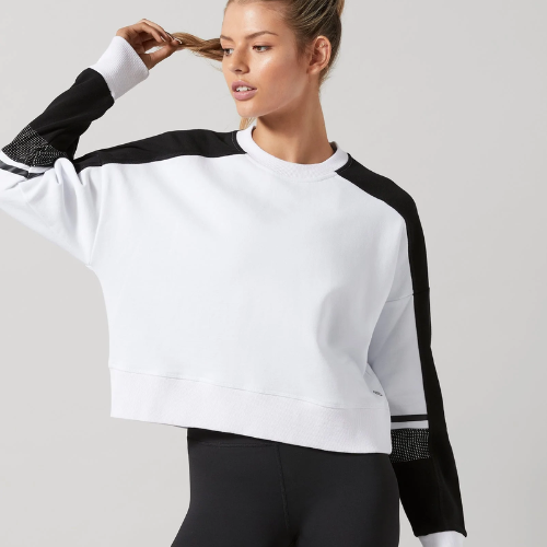 Alyna Sweater in White and Black