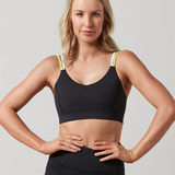 Mineral Sports Bra in Tarmac Black