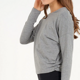 Amando Sweat Top - Silver Melange