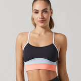 Karvina-2X Black/Papaya Sport Bra