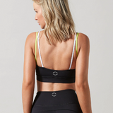 Mineral Sports Bra in Tarmac Black