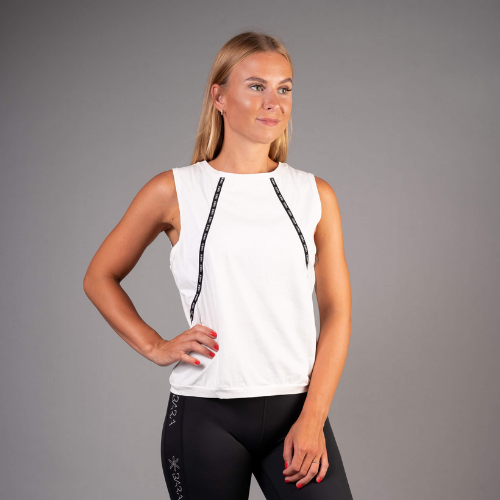 White Identity Tank Top