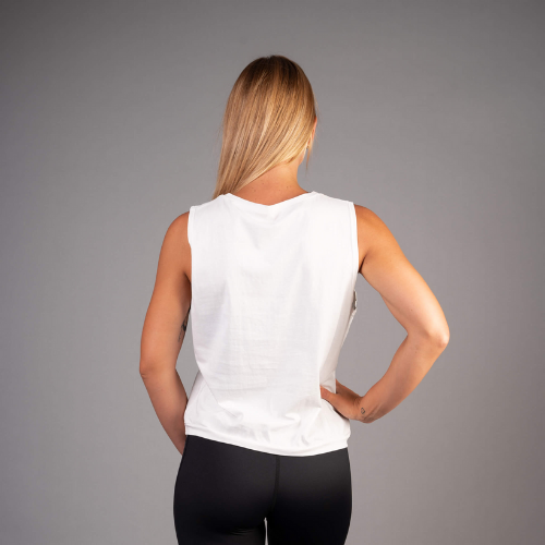 White Identity Tank Top