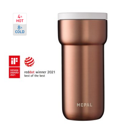 Insulated mug Ellipse - Rose Gold