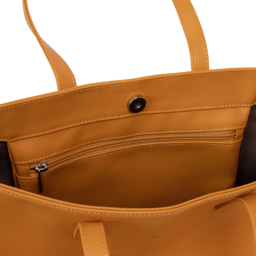 SCHLEPP Vegan Tote Bag - Arbor Marigold