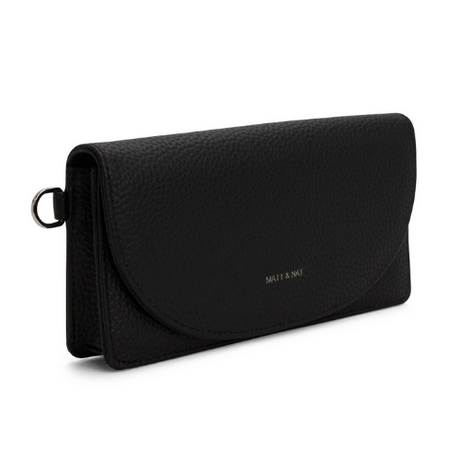 Note Purity  Vegan Wallet - Black